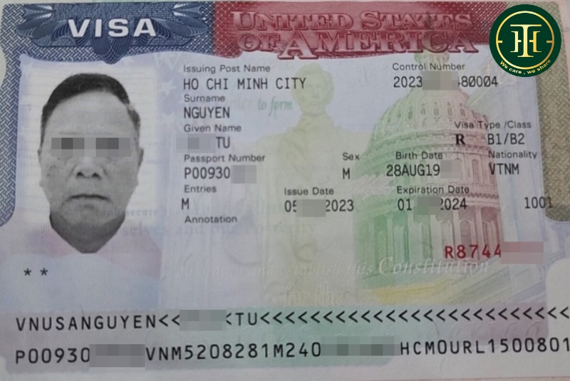 Anh Tú đậu visa du lịch Mỹ