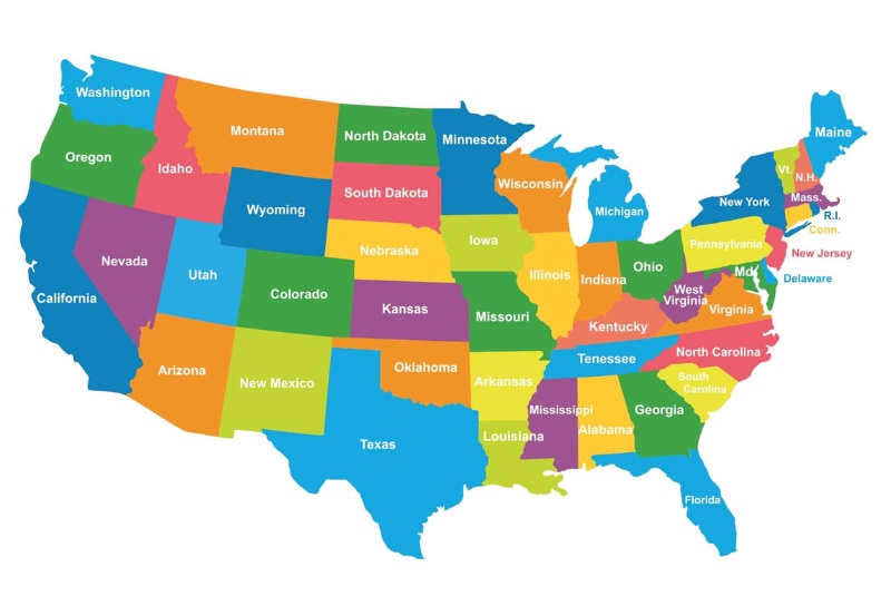 Danh sách 50 bang của nước Mỹ