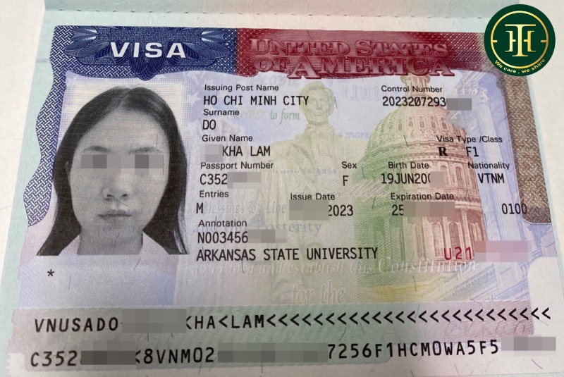 Kha Lam đậu visa du học Mỹ