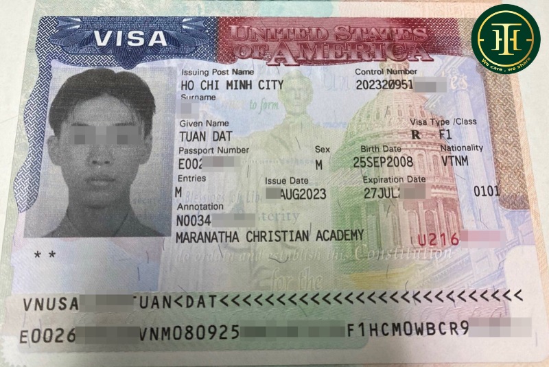 Tuấn Đạt đậu visa du học Mỹ