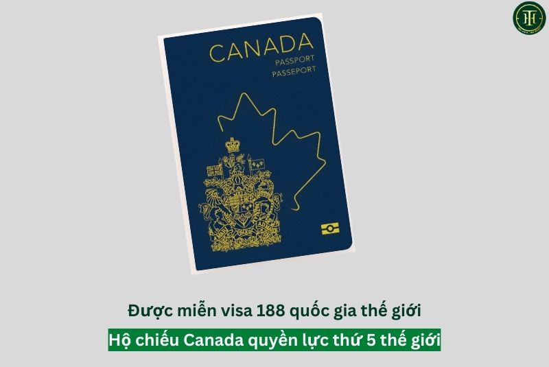 hộ chiếu Canada quyền lực thứ 5 thế giới
