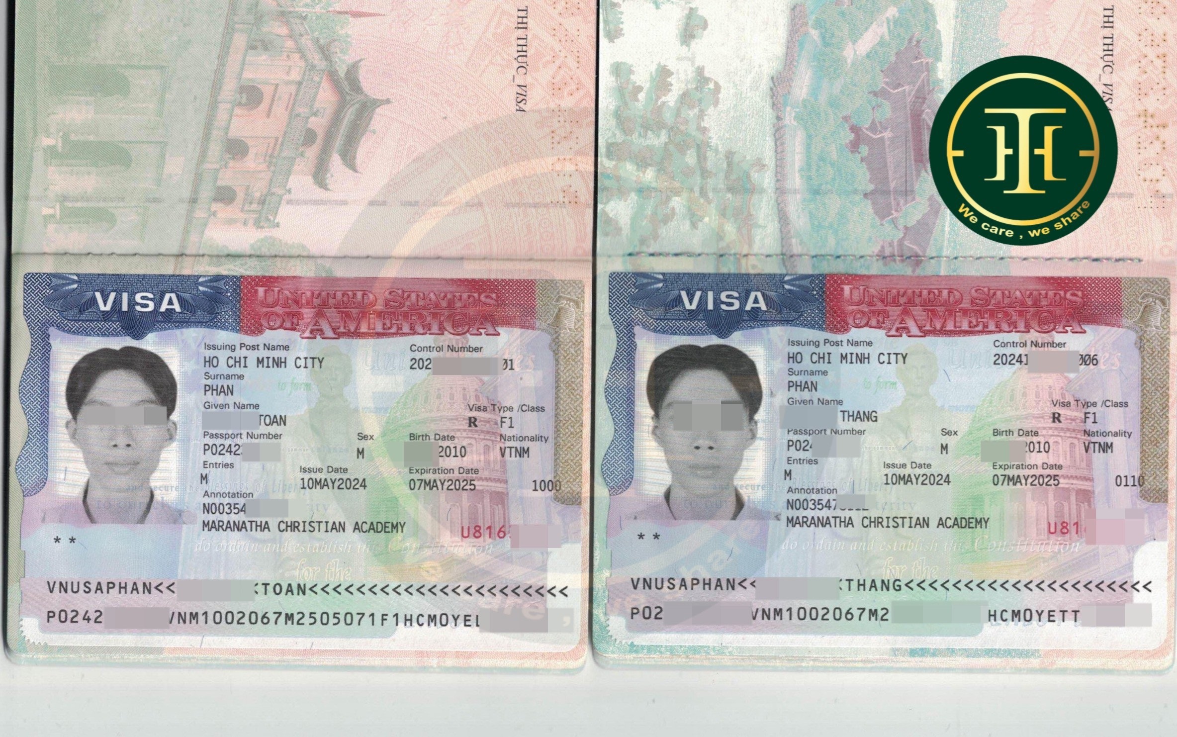Khách hàng thành công đậu visa Mỹ
