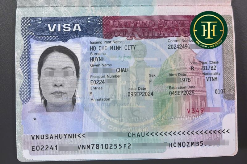 Chúc mừng chị Châu đậu visa du lịch Mỹ