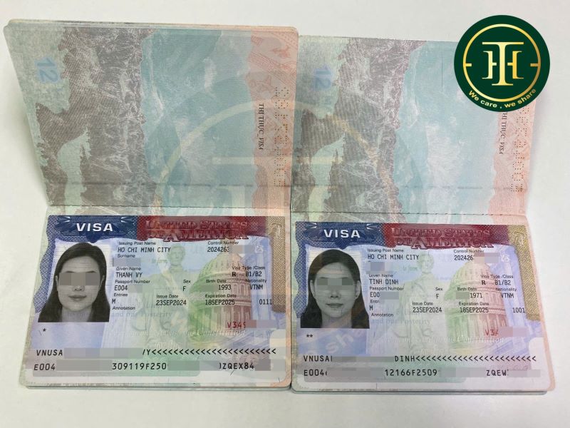 Chúc mừng mẹ con chị Đình đậu visa du lịch Mỹ