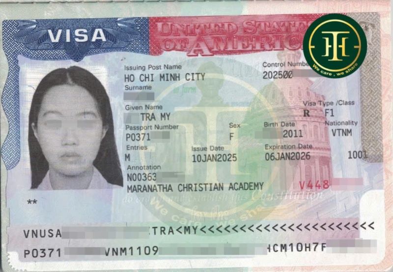 Chúc mừng Trà My đậu visa du học Mỹ tháng 01/2025